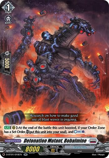 Detonation Mutant, Bobalmine — D-BT01/018EN — RR — English
