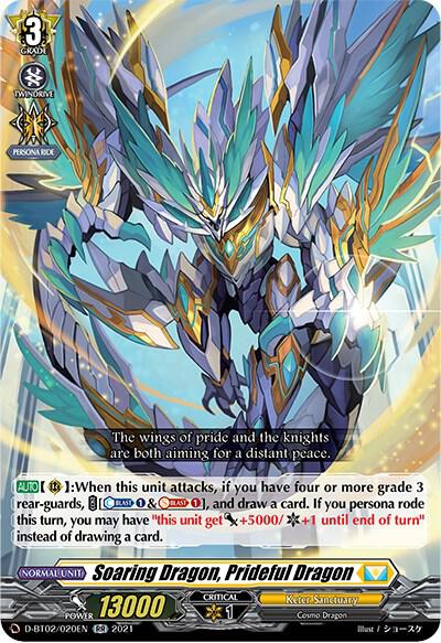 Soaring Dragon, Prideful Dragon — D-BT02/020EN — RR — English