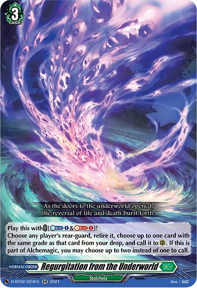 Regurgitation from the Underworld — D-BT02/024EN — RR — English