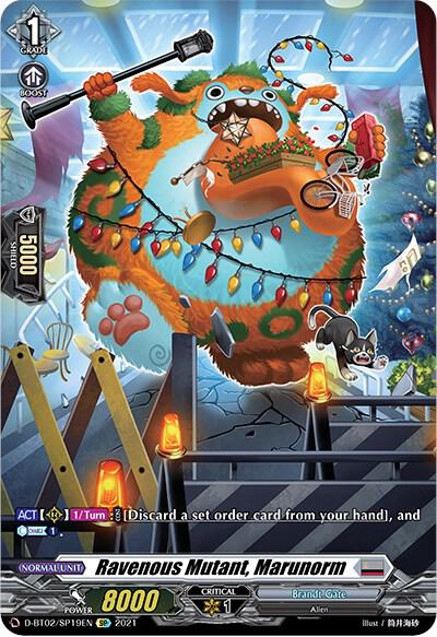 Ravenous Mutant, Marunorm — D-BT02/SP19EN — SP — English