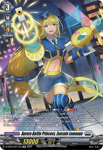 Aurora Battle Princess, Execute Lemonun — D-BT03/SP17EN — SP — English