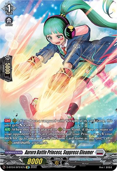 Aurora Battle Princess, Suppress Gleamer — D-BT04/SP24EN — SP — English