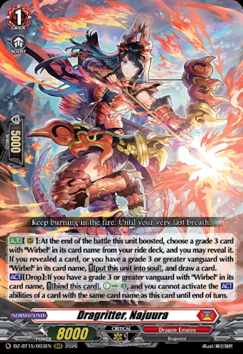 Dragritter, Najuura — DZ-BT15/003EN — RRR — English