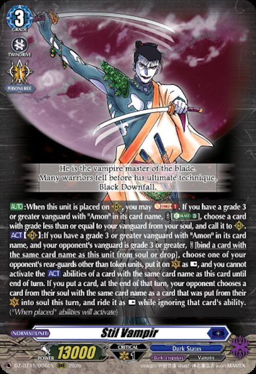 Stil Vampir — DZ-BT15/006EN — RRR — English
