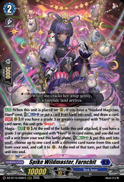 Spike Wildmaster, Farnchit — DZ-BT15/008EN — RRR — English