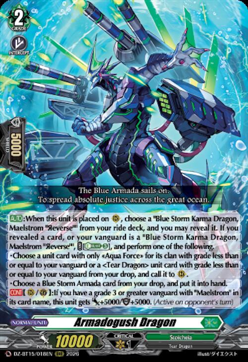 Armadogush Dragon — DZ-BT15/018EN — RRR — English