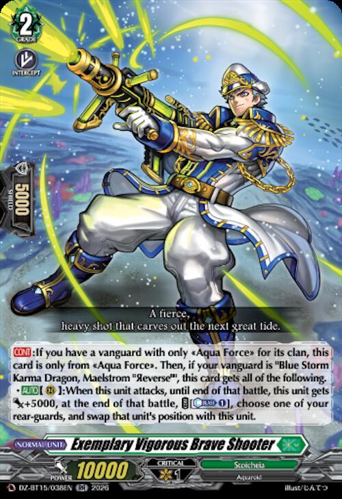 Exemplary Vigorous Brave Shooter — DZ-BT15/038EN — RR — English