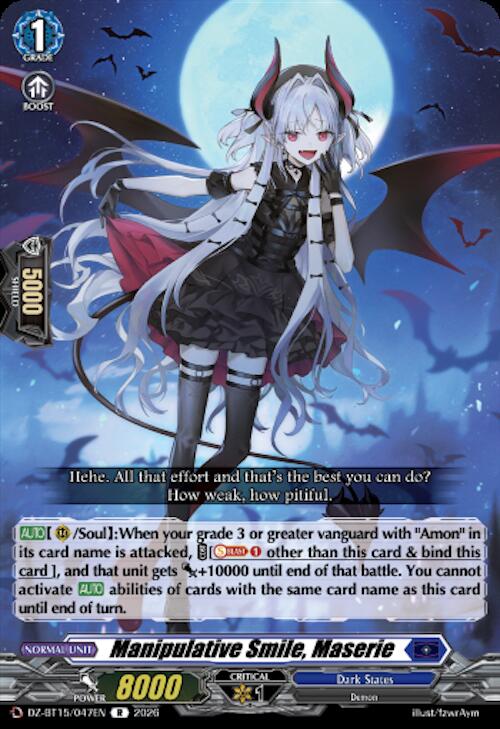 Manipulative Smile, Maserie — DZ-BT15/047EN — R — English
