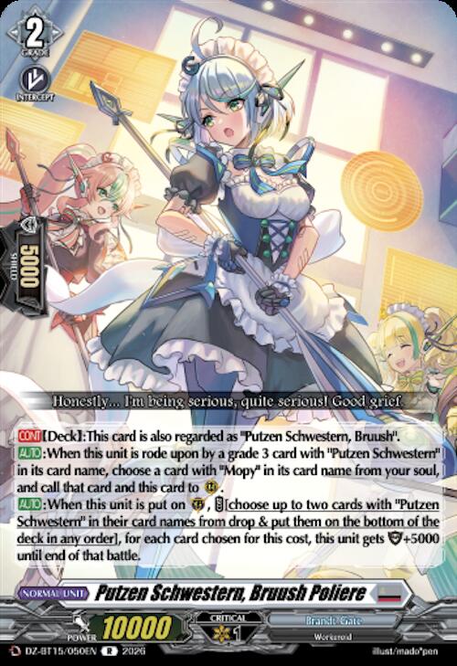 Putzen Schwestern, Bruush Poliere — DZ-BT15/050EN — R — English