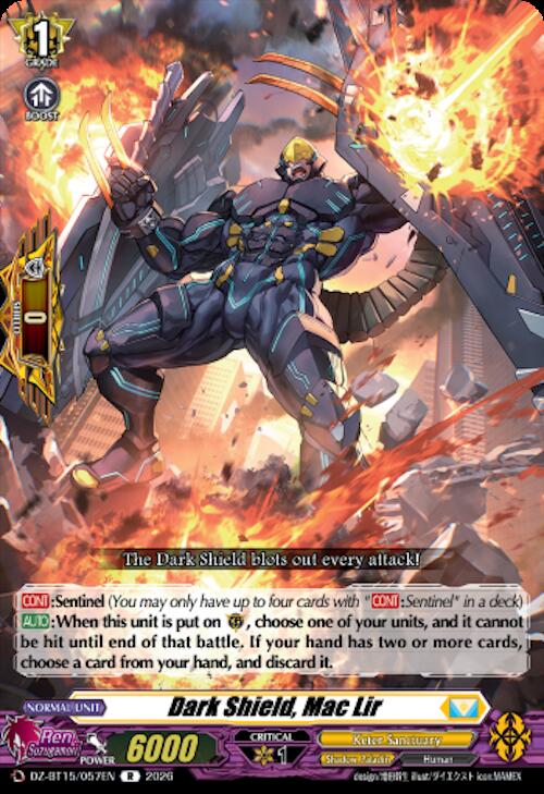 Dark Shield, Mac Lir — DZ-BT15/057EN — R — English