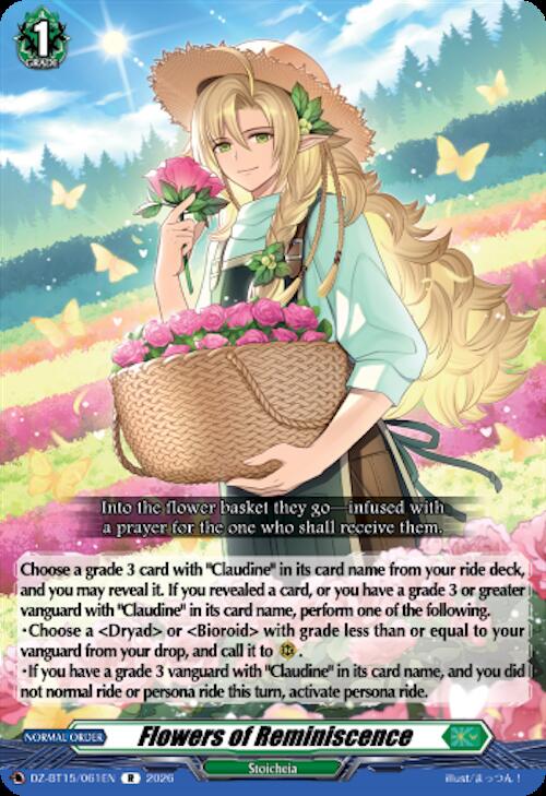 Flowers of Reminiscence — DZ-BT15/061EN — R — English