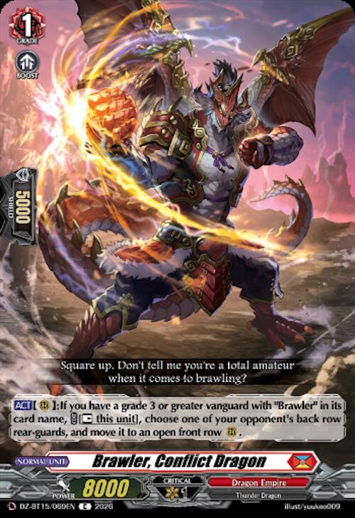 Brawler, Conflict Dragon — DZ-BT15/069EN — C — English