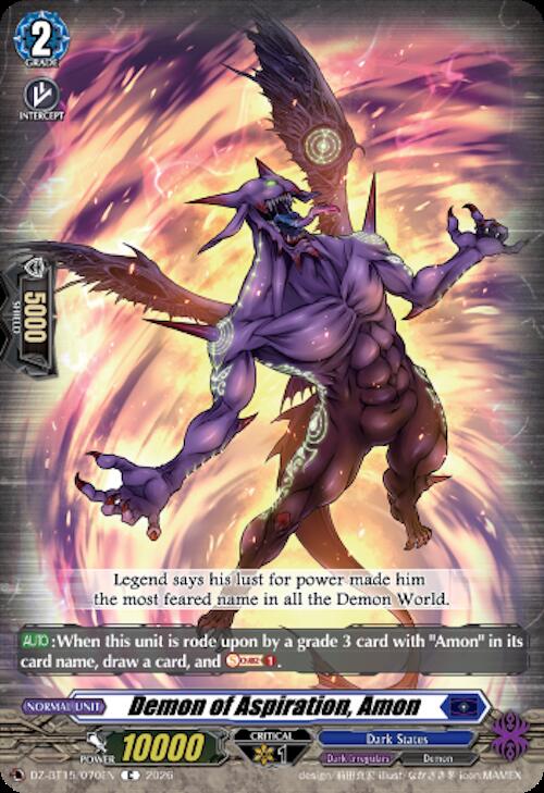 Demon of Aspiration, Amon — DZ-BT15/070EN — C — English