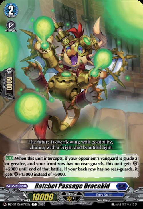 Ratchet Passage Dracokid — DZ-BT15/072EN — C — English