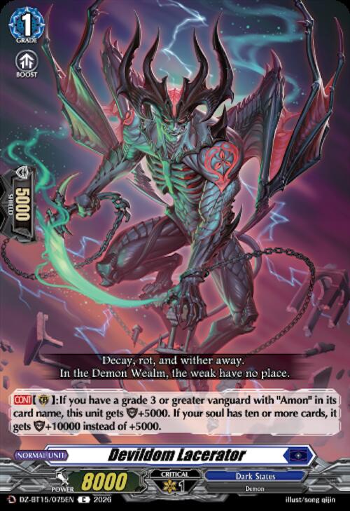 Devildom Lacerator — DZ-BT15/075EN — C — English