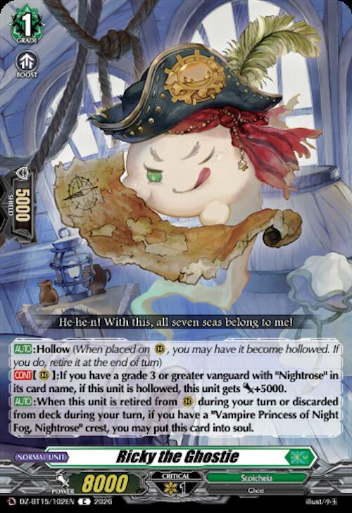 Ricky the Ghostie — DZ-BT15/102EN — C — English