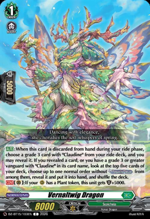 Vernaltwig Dragon — DZ-BT15/103EN — C — English