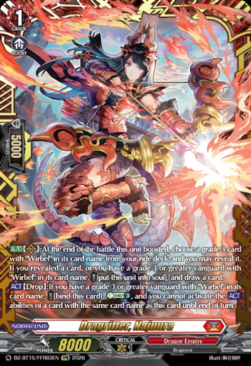 Dragritter, Najuura — DZ-BT15/FFR03EN — FFR — English