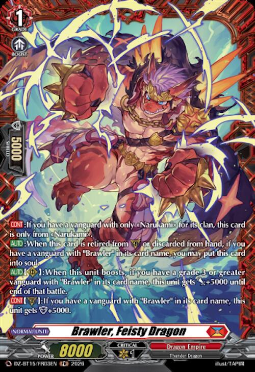 Brawler, Feisty Dragon — DZ-BT15/FR03EN — FR — English