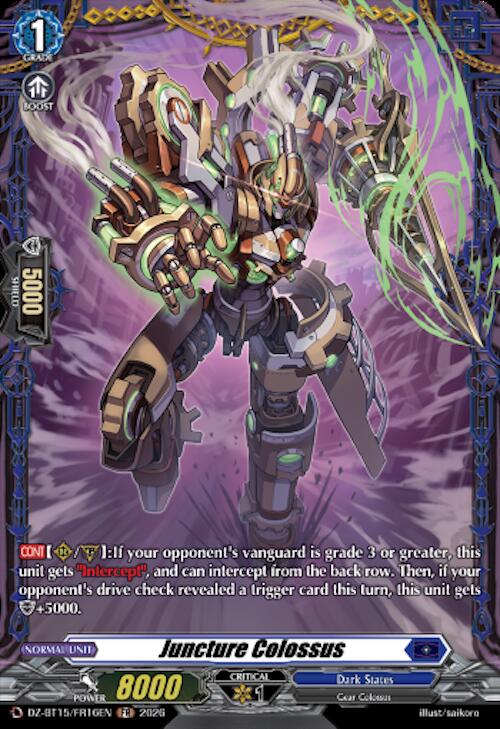 Juncture Colossus — DZ-BT15/FR16EN — FR — English