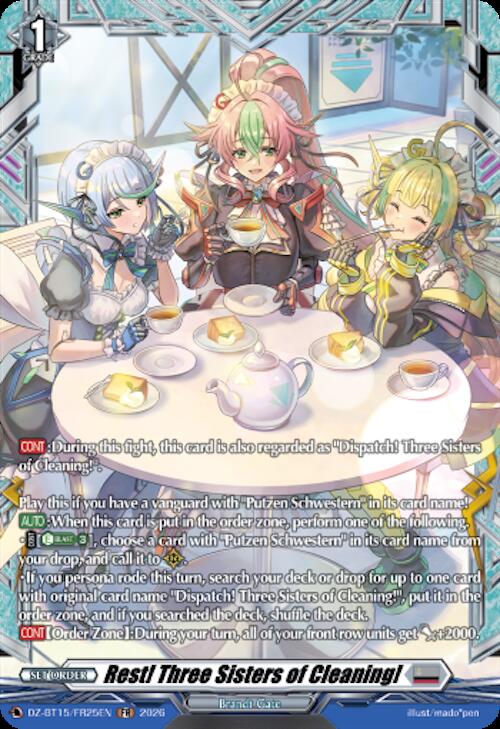 Rest! Three Sisters of Cleaning! — DZ-BT15/FR25EN — FR — English