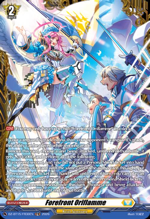 Forefront Oriflamme — DZ-BT15/FR30EN — FR — English