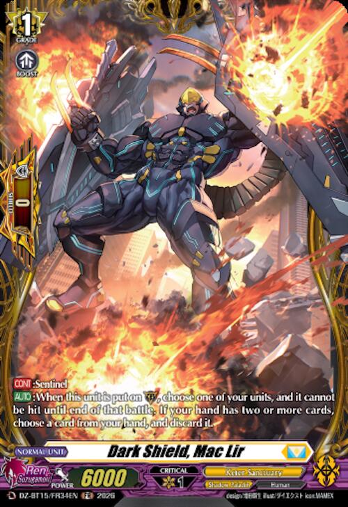 Dark Shield, Mac Lir — DZ-BT15/FR34EN — FR — English