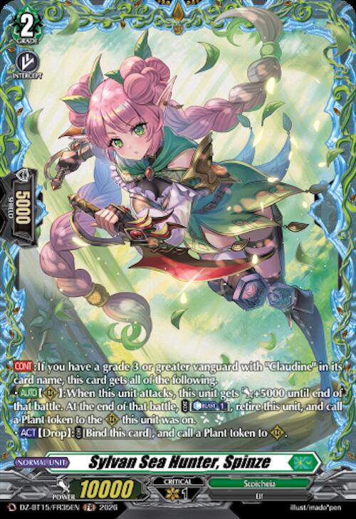 Sylvan Sea Hunter, Spinze — DZ-BT15/FR35EN — FR — English