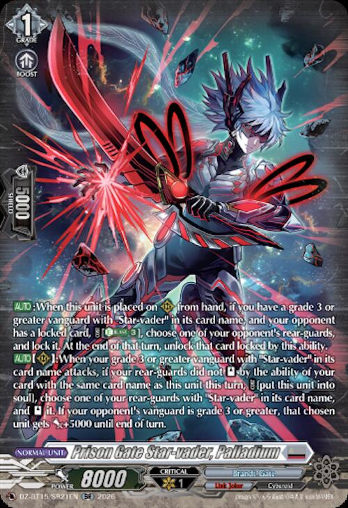 Prison Gate Star-vader, Palladium — DZ-BT15/SR21EN — SR — English