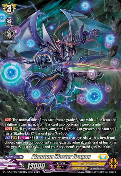 Phantom Blaster Dragon — DZ-BT15/SR24EN — SR — English