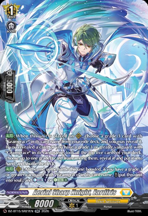 Aerial Sharp Knight, Eardfris — DZ-BT15/SR27EN — SR — English