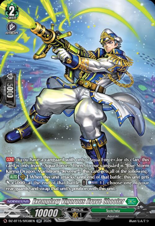 Exemplary Vigorous Brave Shooter — DZ-BT15/SR38EN — SR — English
