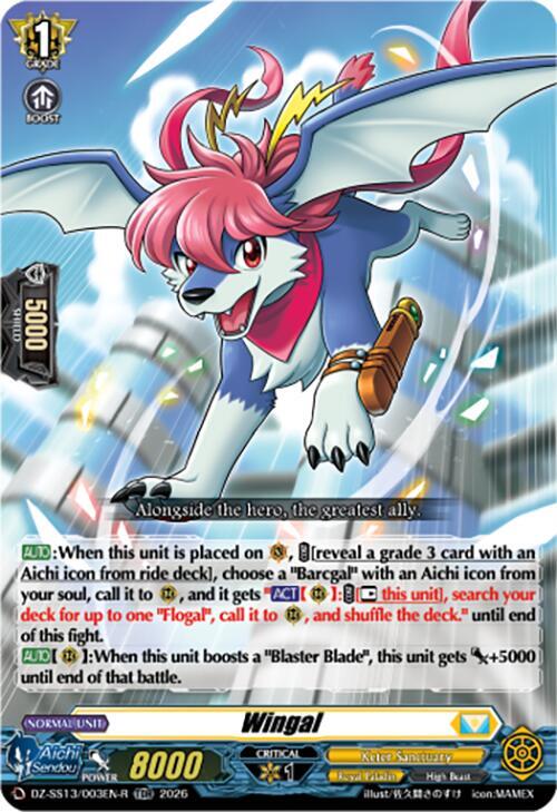 Wingal — DZ-SS13/003EN-R — TDR — English
