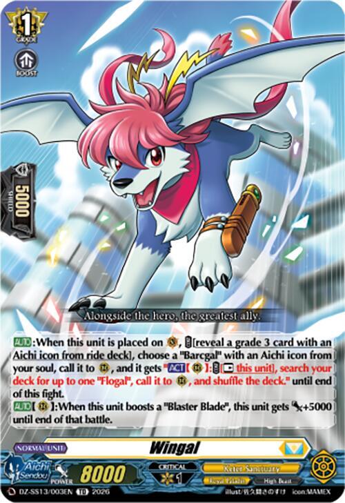 Wingal — DZ-SS13/003EN — TD — English