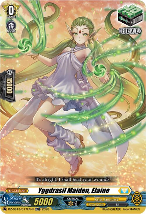 Yggdrasil Maiden, Elaine — DZ-SS13/017EN-R — TDR — English