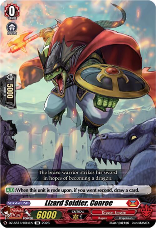 Lizard Soldier, Conroe — DZ-SS14/004EN — TD — English