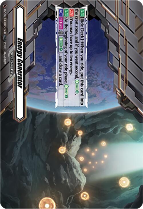 Energy Generator — DZ-SS14/005EN-R — TDR — English