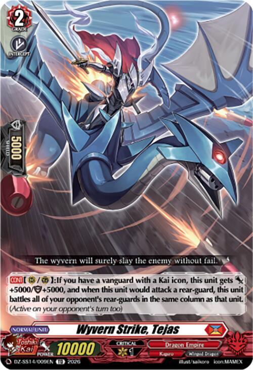 Wyvern Strike, Tejas — DZ-SS14/009EN — TD — English