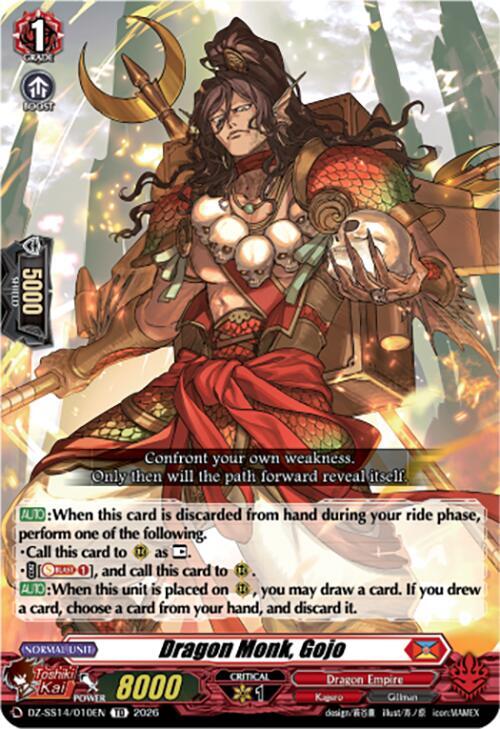 Dragon Monk, Gojo — DZ-SS14/010EN — TD — English