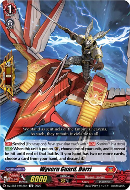 Wyvern Guard, Barri — DZ-SS14/012EN — TD — English
