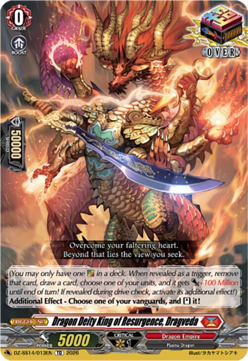 Dragon Deity King of Resurgence, Dragveda — DZ-SS14/013EN — TD — English