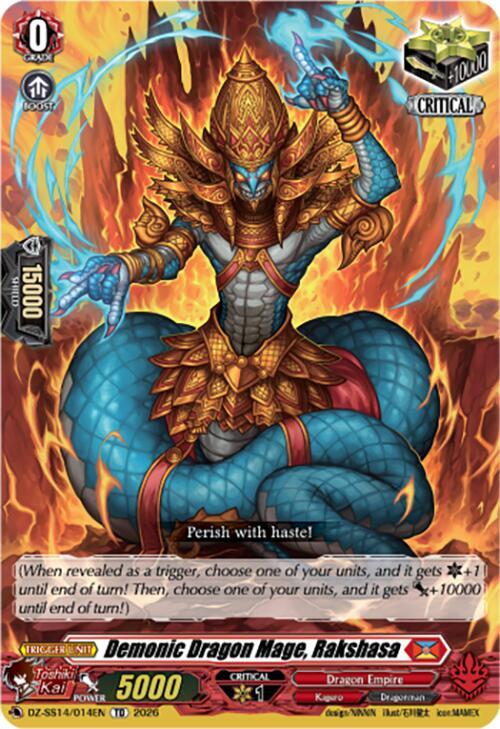 Demonic Dragon Mage, Rakshasa — DZ-SS14/014EN — TD — English