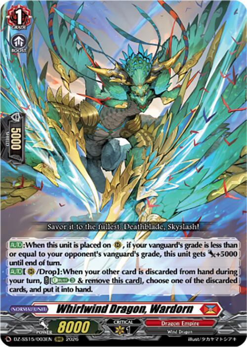 Whirlwind Dragon, Wardorn — DZ-SS15/003EN — RRR — English