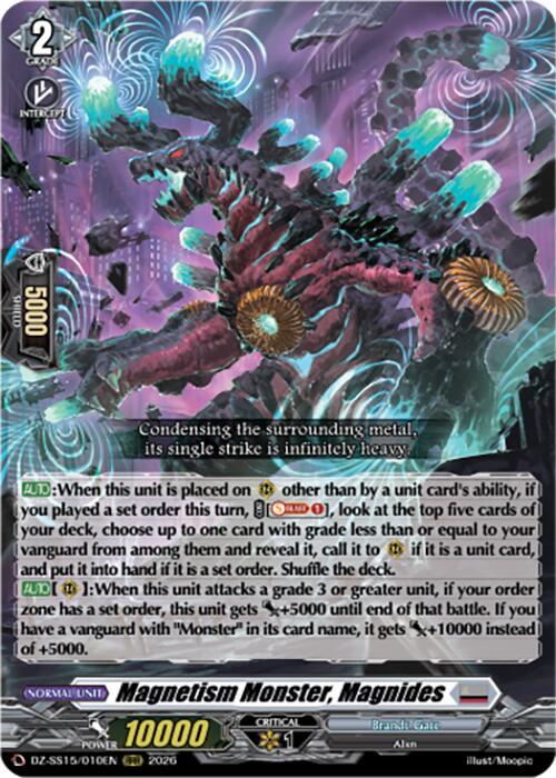Magnetism Monster, Magnides — DZ-SS15/010EN — RRR — English
