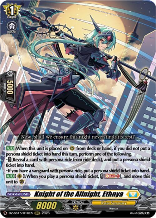 Knight of the Allnight, Ethnya — DZ-SS15/018EN — RRR — English