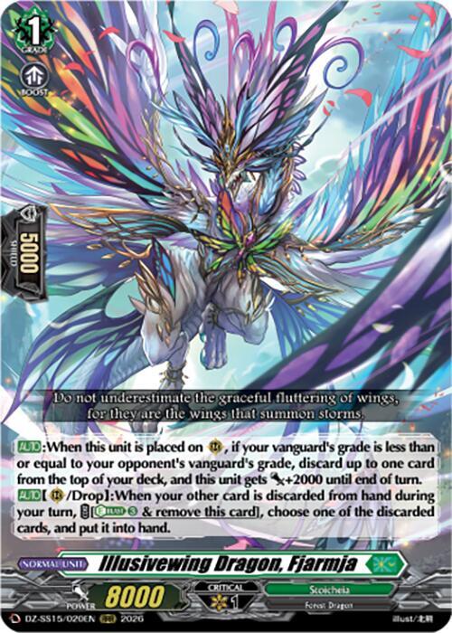 Illusivewing Dragon, Fjarmja — DZ-SS15/020EN — RRR — English