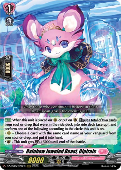 Rainbow Jeweled Beast, Olpirais — DZ-SS15/026EN — RRR — English