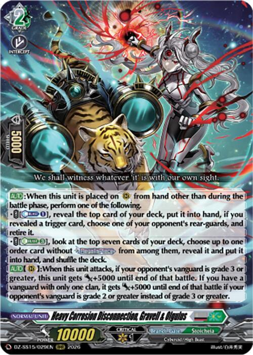 Heavy Corrosion Disconnection, Gravell & Olgulus — DZ-SS15/029EN — RRR — English