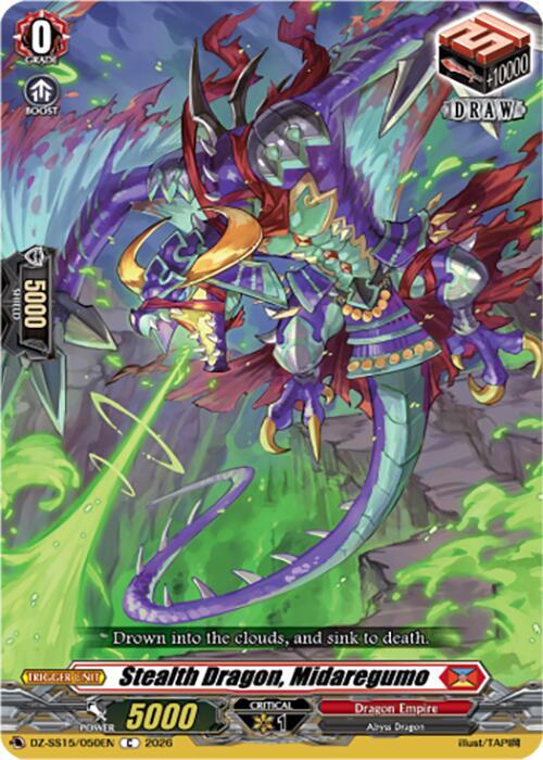 Stealth Dragon, Midaregumo — DZ-SS15/050EN — C — English