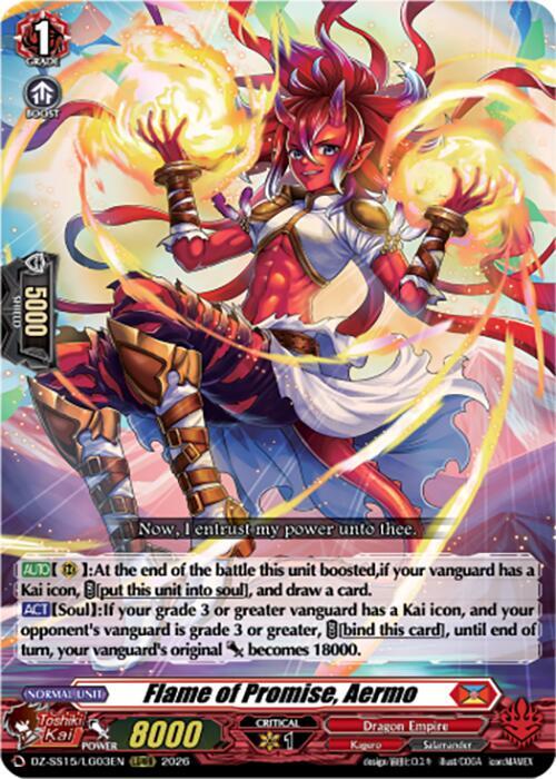 Flame of Promise, Aermo — DZ-SS15/LG03EN — LGRRR — English
